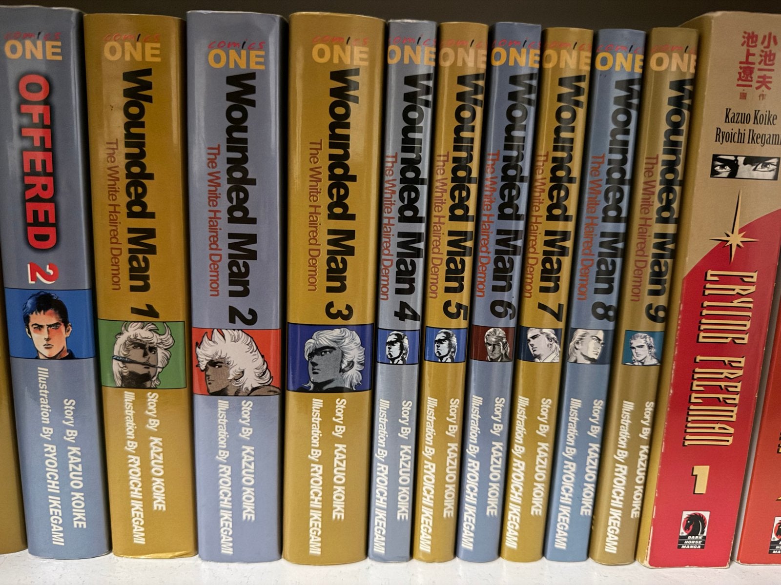 Manga: Wounded Man 1-9, Boeken, Meerdere comics, Ophalen of Verzenden, Gelezen, Japan (Manga)