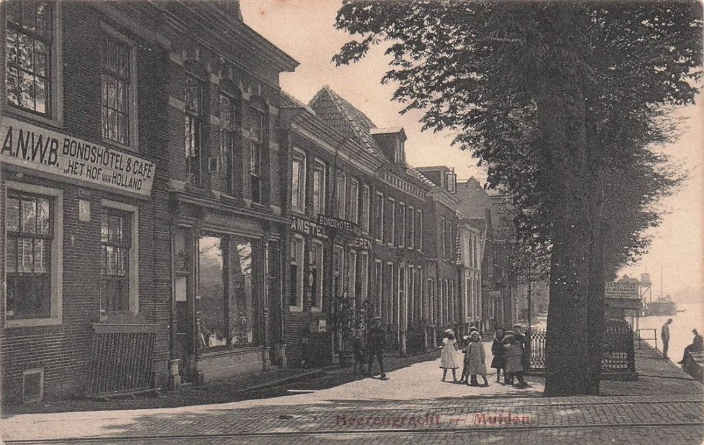 702-128-057 Muiden, Verzenden, Voor 1920, Noord-Holland