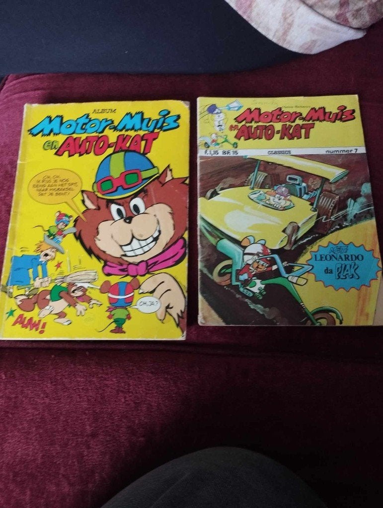 Motor-muis en auto-kat, Eén comic, Ophalen, Gelezen, Europa