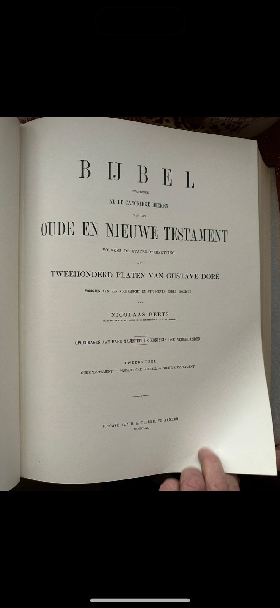Antieke Bijbel met platen van Gustave Doré, Antiek en Kunst, Antiek | Boeken en Bijbels, Ophalen