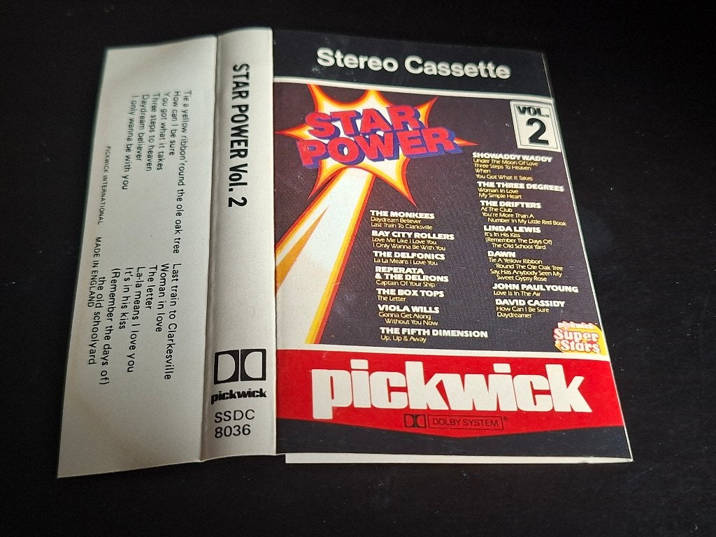 STAR POWER VOL.2 (MC), Ophalen of Verzenden, Zo goed als nieuw, Origineel, Met bewaardoos, rek of koffer