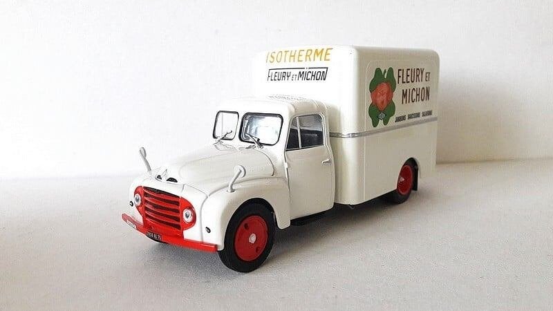 Citroën U23 gesloten bak "Fleury et Michon Altaya/IXO 1:43, Ophalen of Verzenden, Nieuw, Bus of Vrachtwagen, Overige merken