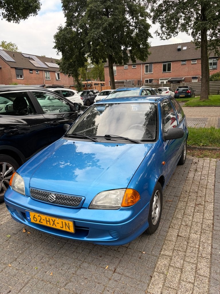 Suzuki Swift 1.3 2002 Blauw, Auto's, Voorwielaandrijving, 4 cilinders, 765 kg, Swift