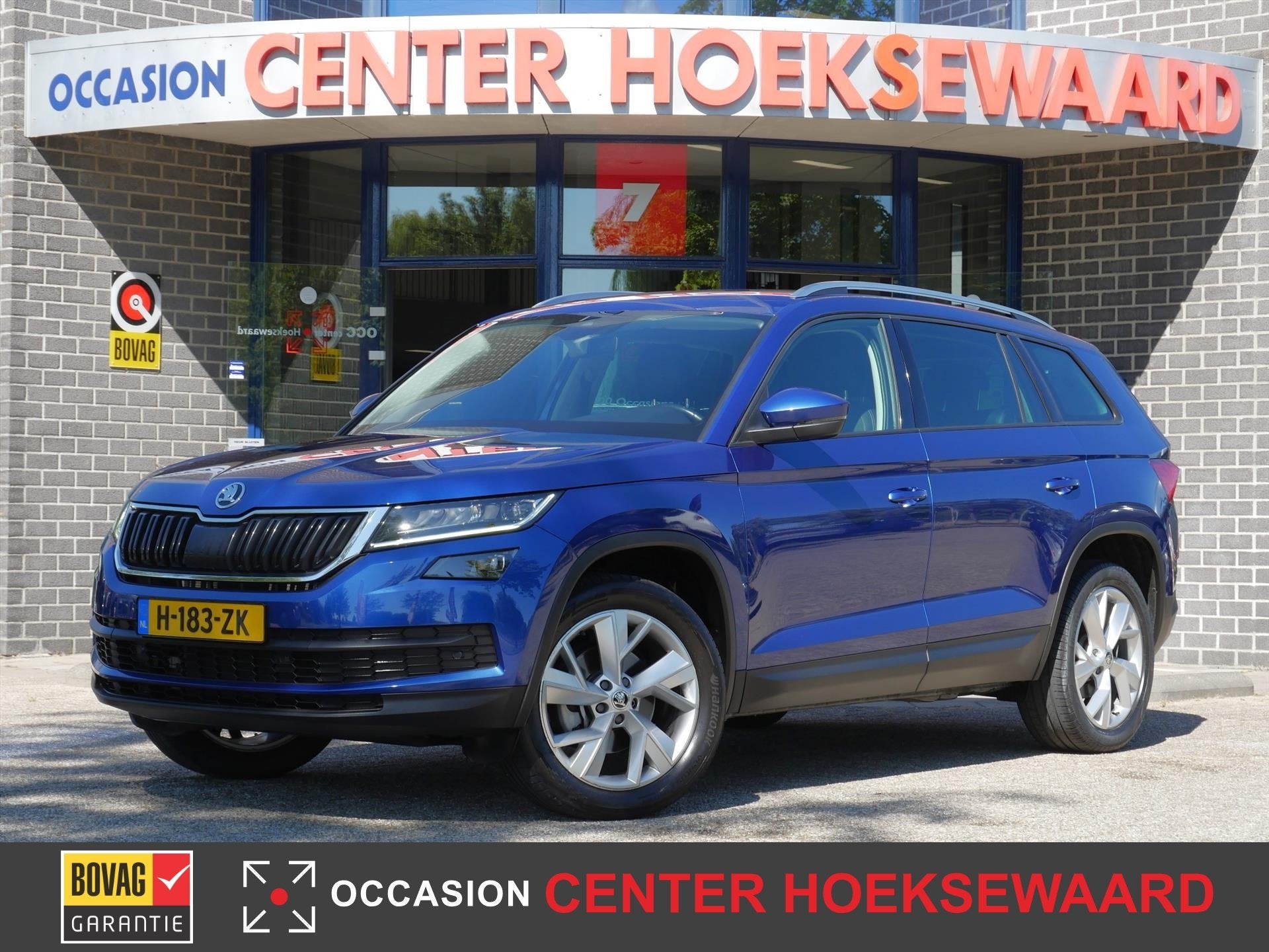 SKODA Kodiaq 1.5 TSI Greentech ACT 150pk DSG-7 7pl. Limited, Auto's, 12 maanden, 4 cilinders, Blauw, Origineel Nederlands
