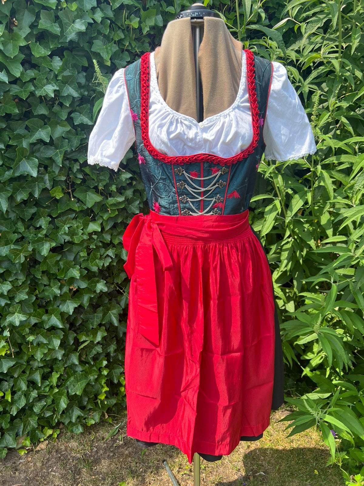 Dirndl 3-delig maat 38 Nockstein Trachten zgan, Ophalen of Verzenden, Zo goed als nieuw, Maat 38/40 (M), Overige thema's