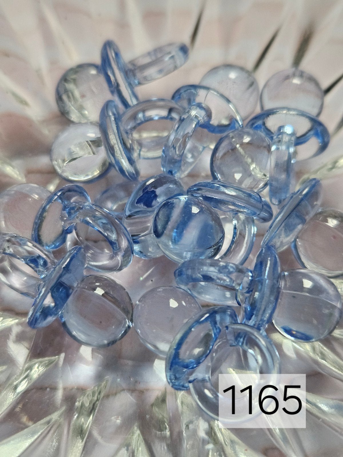 11x Mini Fopspenen Blauw (1165), Ophalen of Verzenden, Nieuw, Hanger