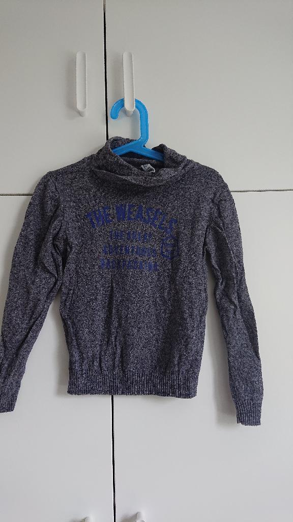 Longsleeve kolletje 'the weasels' van Hema - maat 110 116, Gebruikt, Ophalen of Verzenden, Shirt of Longsleeve, Hema