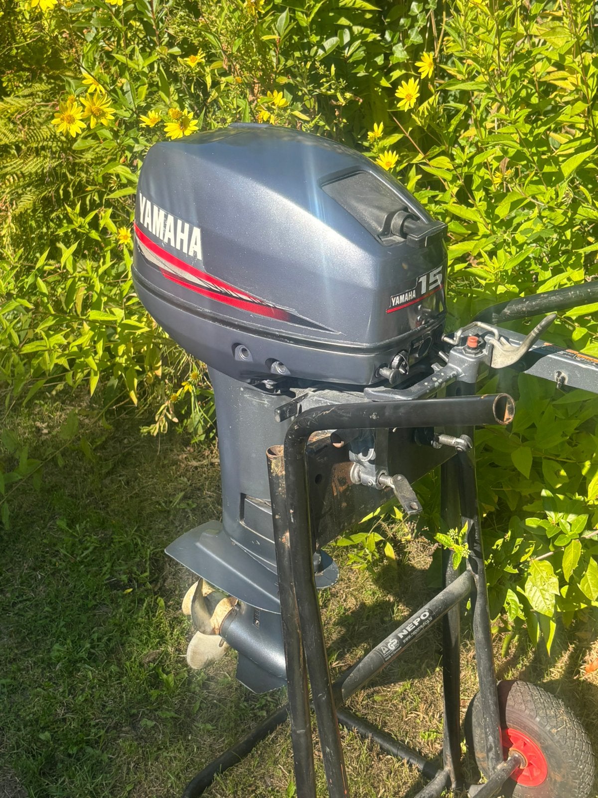 Yamaha 15pk kortstaart, Ophalen, Zo goed als nieuw, Benzine, 10 tot 30 pk