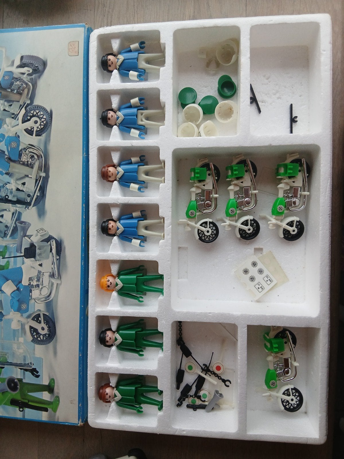 Playmobil System Art.Nr. 3401 Politie Motorfietsen Set, Gebruikt, Complete set, Voertuig, Ophalen of Verzenden