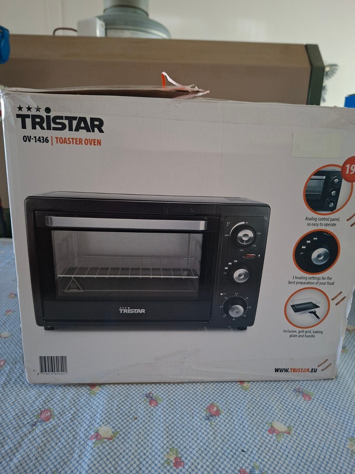 Tristar OV-1436 Toaster Oven - Nieuw in doos, Witgoed en Apparatuur, Ovens, Minder dan 45 cm, Minder dan 45 cm, Nieuw, Ophalen of Verzenden