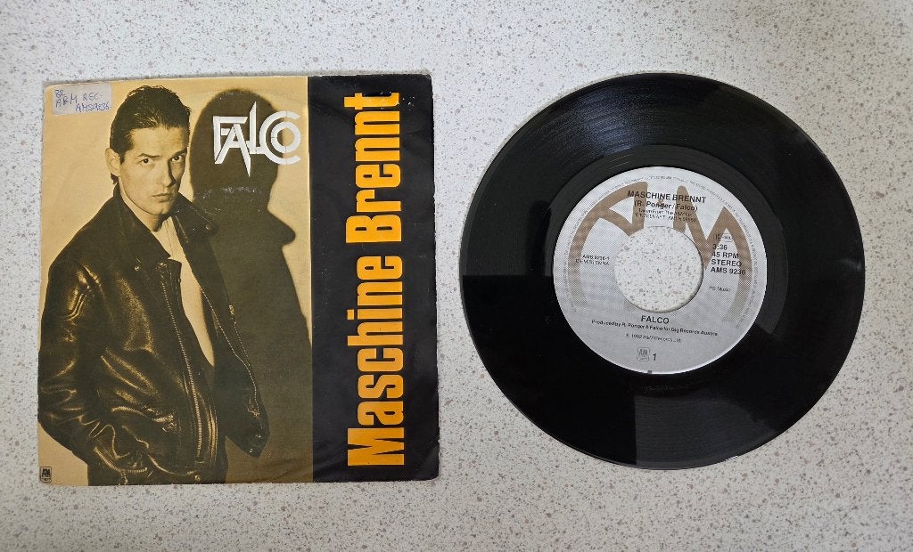 Single Falco - Maschine brennt, Ophalen of Verzenden, Gebruikt, Pop