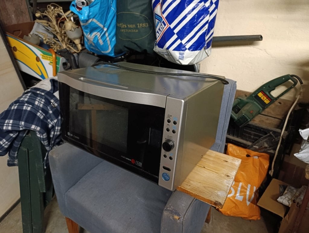 Combi magnetron/oven LG, Ophalen, Combimagnetron, Zo goed als nieuw, Vrijstaand