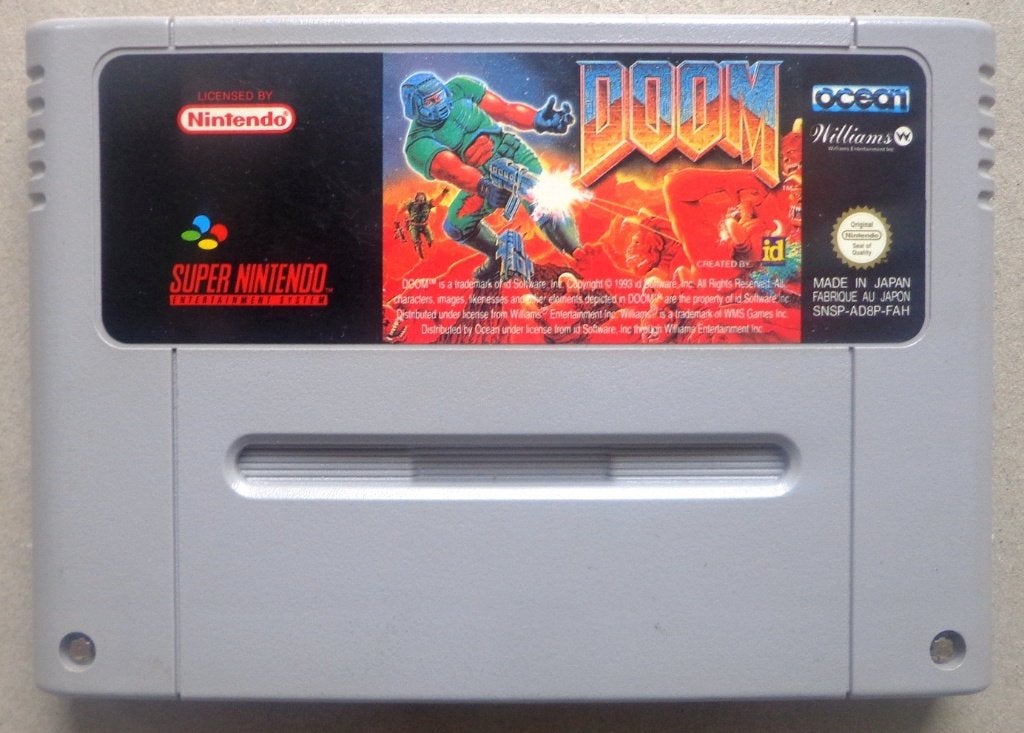 Doom voor de Europese Super Nintendo, Spelcomputers en Games, Games | Nintendo Super NES, Avontuur en Actie, Gebruikt, 1 speler