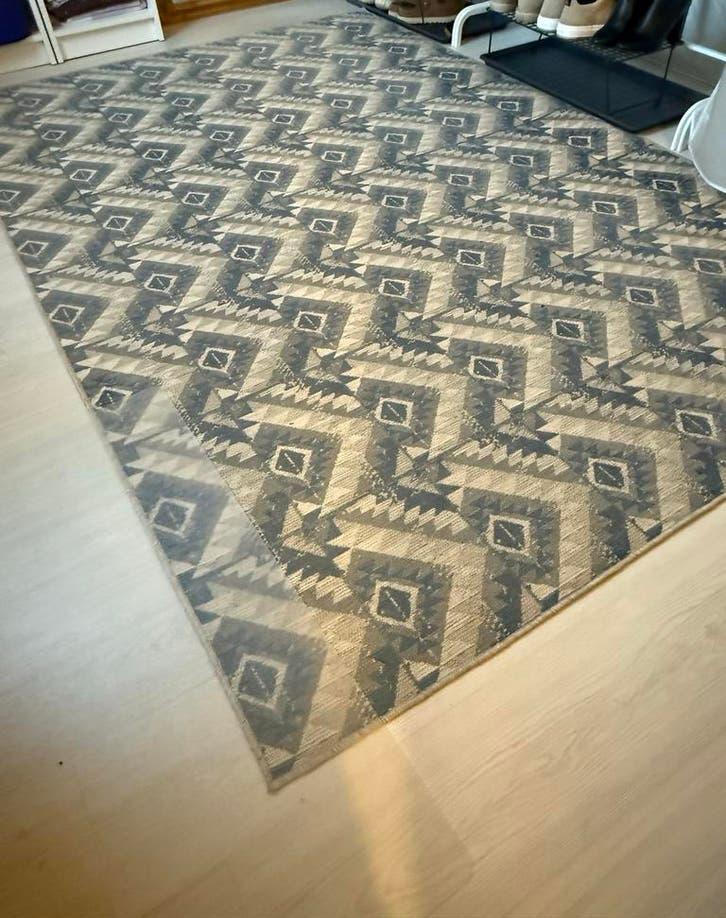 Tapijt/Vloerkleed 160x220cm - rook/huisdiervrij, Ophalen, 150 tot 200 cm, 200 cm of meer, Zo goed als nieuw