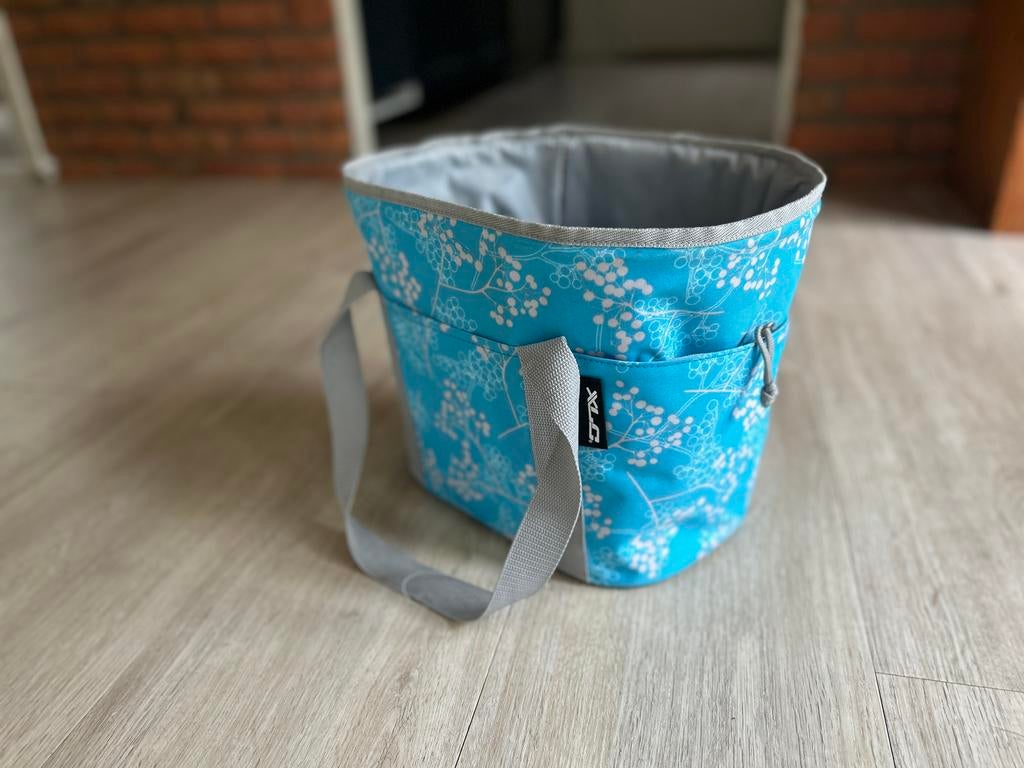 Fietsmand met zijvakken en stuurbevestiging, Fietsen en Brommers, Fietsaccessoires | Fietsmanden, Ophalen of Verzenden, Gebruikt
