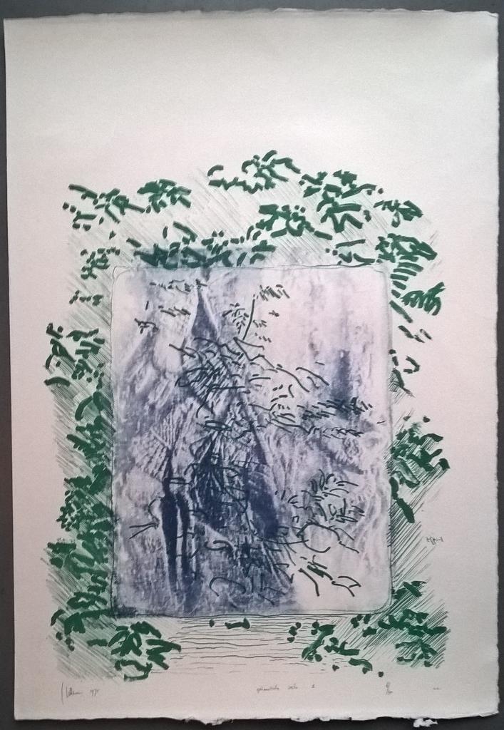 Jaap Hillenius – gesigneerde litho – optimistische reeks 2, Ophalen of Verzenden