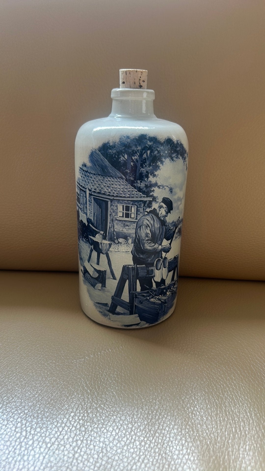 Vintage Ter Steege BV Delfts Blauw Kruik, Ophalen of Verzenden
