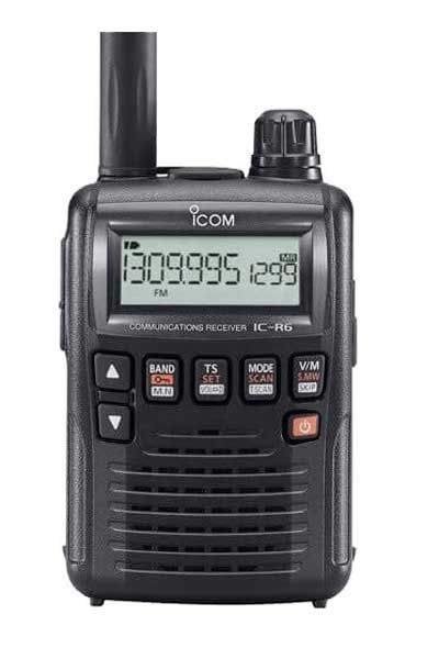 ICOM IC-R6 Ontvanger / Scanner 0,1 tot 1309MHz AM/FM, Telecommunicatie, Ophalen of Verzenden, Zo goed als nieuw, Ontvanger