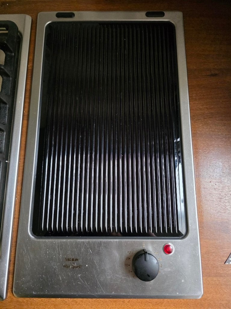 Inbouw grillplaat elektrisch, Ophalen, Gebruikt