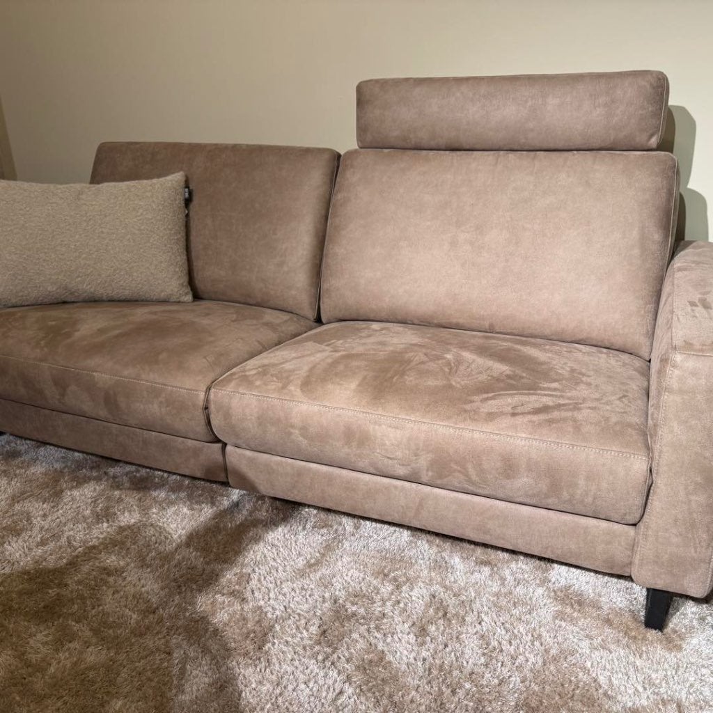 3 Zits bank Solution met 2x Relax. Haveco NL fabrikaat, Ophalen, Haveco Living, 75 tot 100 cm, Stof