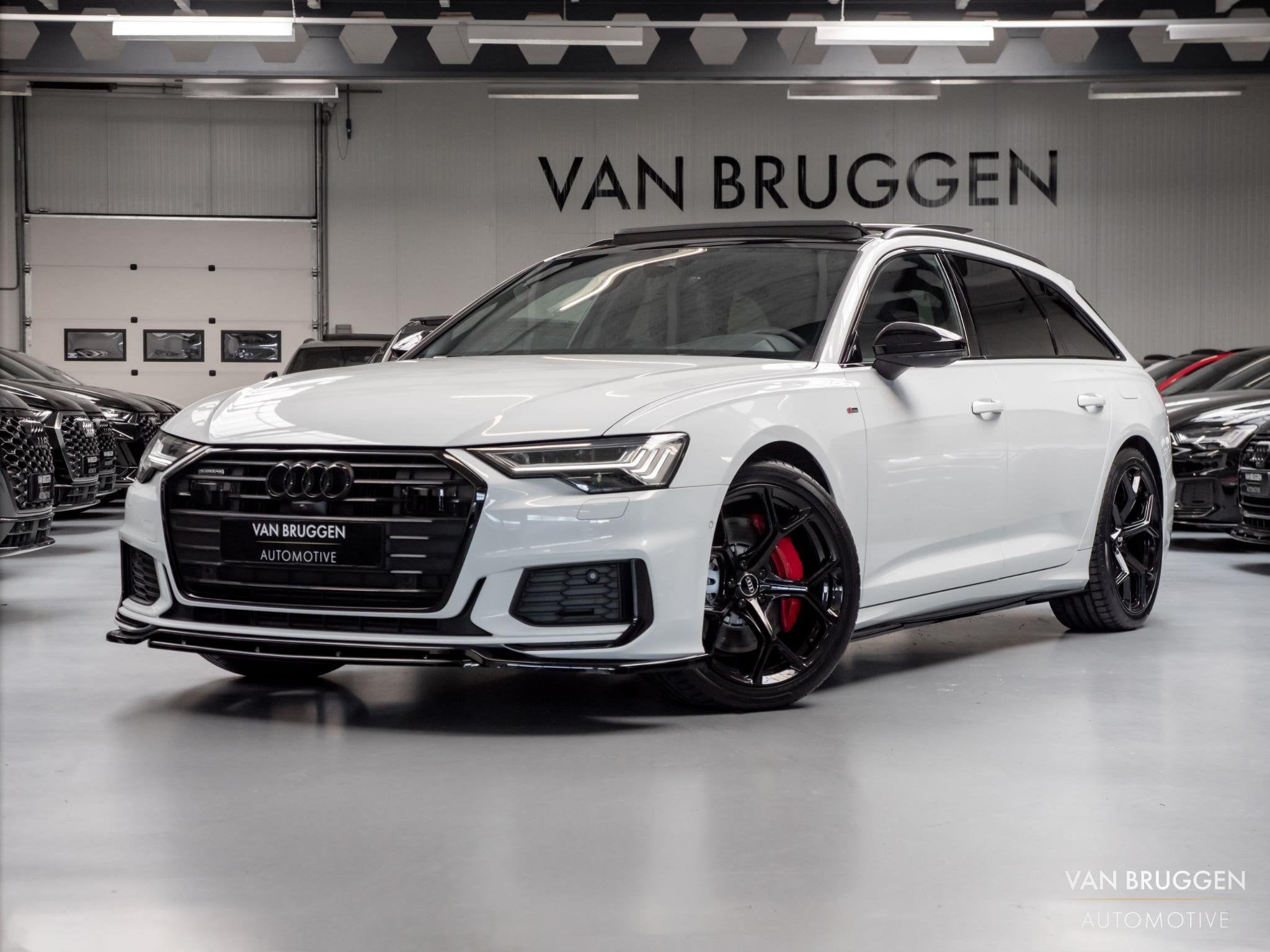 Audi A6 Avant 55 TFSI e quattro S-Line Pano S6 B&O 360 Sfeer, Automaat, Stof, Gebruikt, 4 cilinders