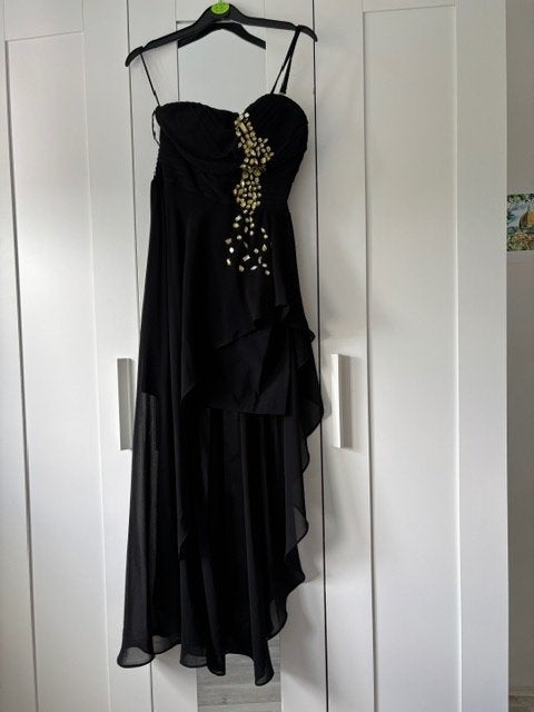 Chique avondjurk, Kleding | Dames, Ophalen of Verzenden, Zo goed als nieuw, Zwart, Galajurk