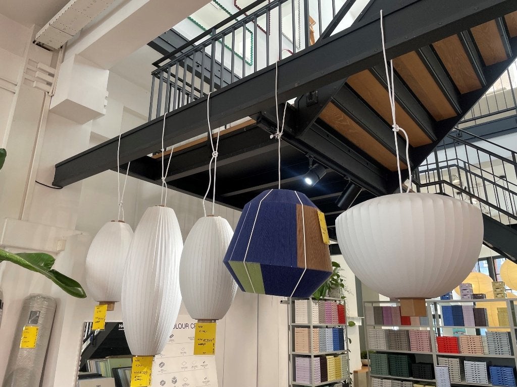 HAY diverse Nelson lampen + Bonbon shade blue 60% korting, Ophalen, Zo goed als nieuw, Overige materialen