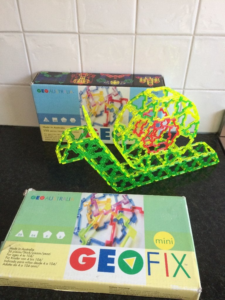 Geofix mini 2 bouwsets - superleerzaam, Ophalen of Verzenden, Zo goed als nieuw, Ontdekken