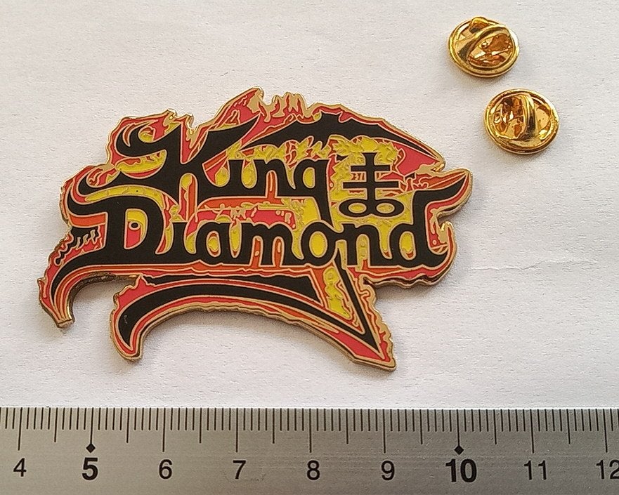 King Diamond mooie speld pin badge n8 Mercyful Fate metal, Verzenden, Nieuw, Overige typen