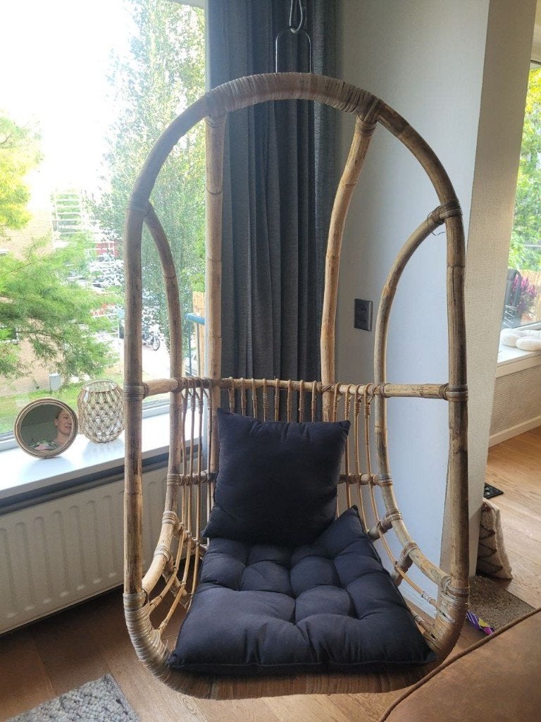 Leuke hangstoel hout, Ophalen, Bruin, Hout, Zo goed als nieuw