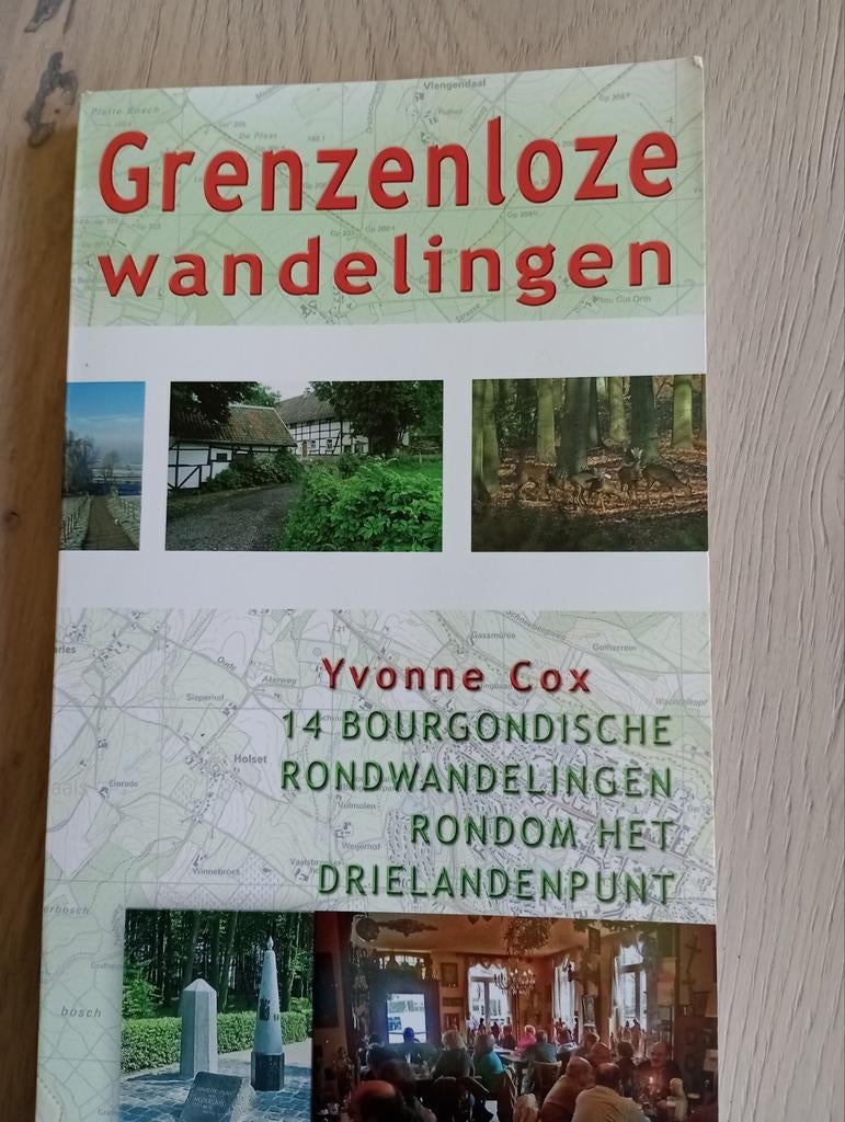Yvonne Cox - Grenzenloze wandelingen, Overige merken, Yvonne Cox, Fiets- of Wandelgids, Ophalen of Verzenden