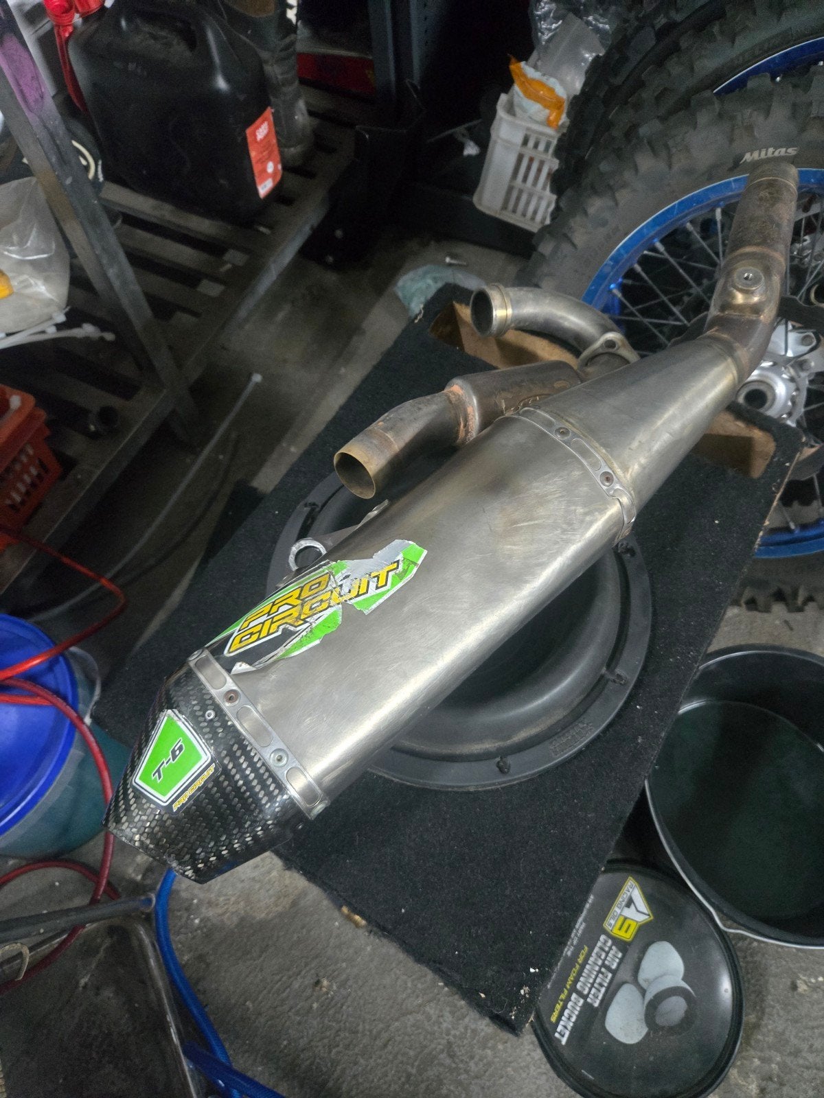 Pro Circuit T-6 Uitlaat kxf, Ophalen of Verzenden