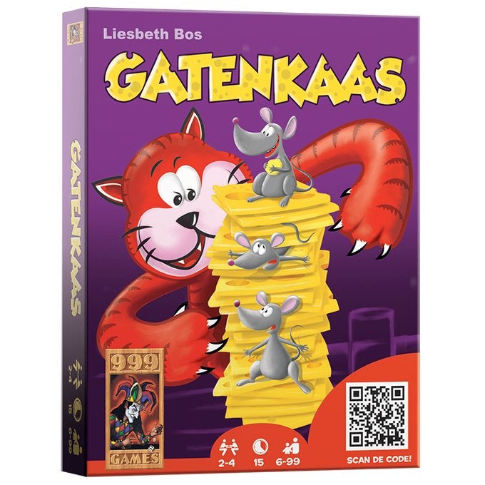 Gatenkaas , nieuwstaat en vele andere spelletjes, Ophalen of Verzenden, Zo goed als nieuw