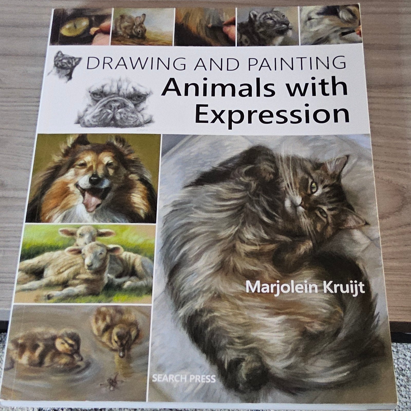 Drawing and painting animals with expression marjolein kruij, Ophalen of Verzenden, Zo goed als nieuw, Overige onderwerpen