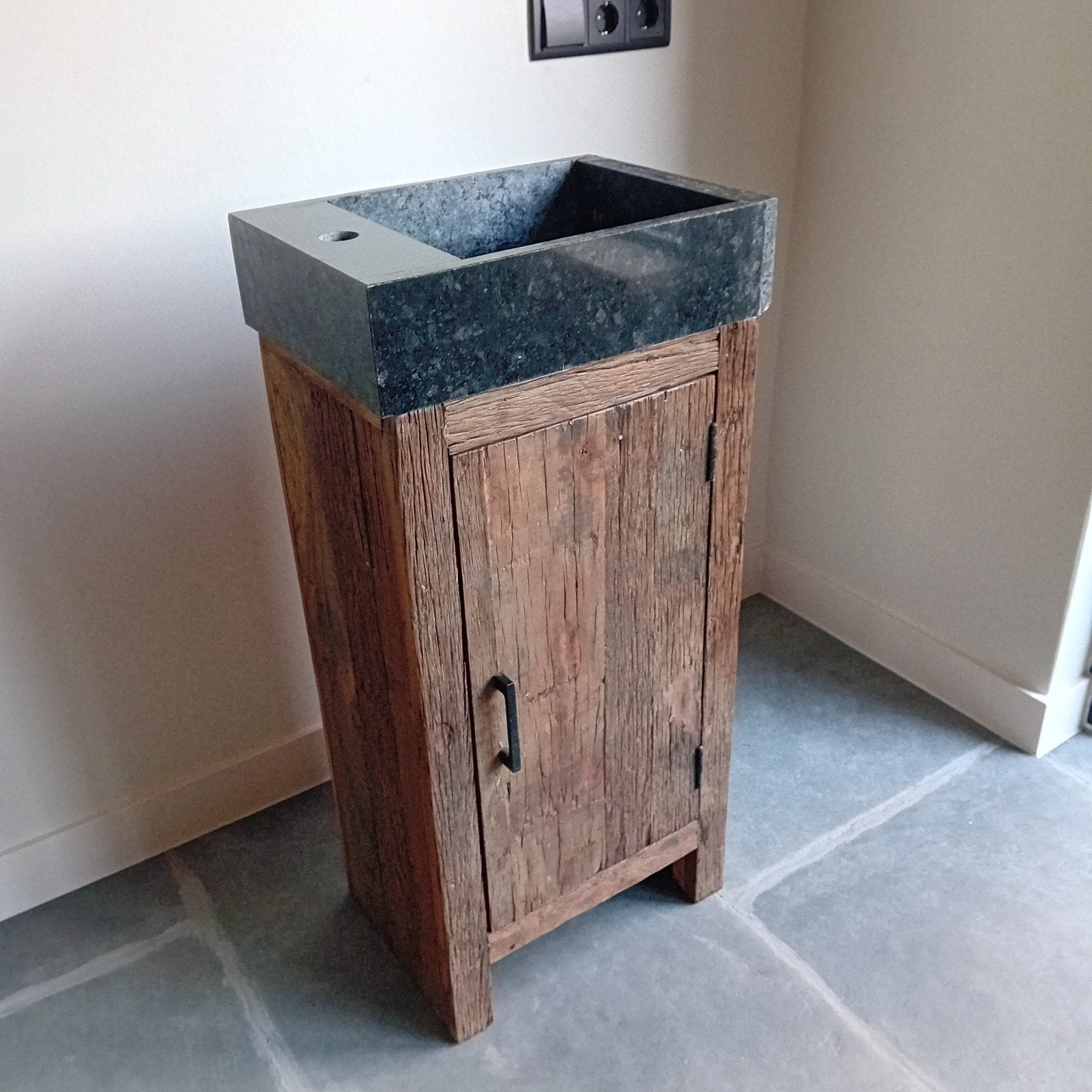 Super mooi kastje met wasbak, Ophalen, Nieuw, Rechthoekig, Hout