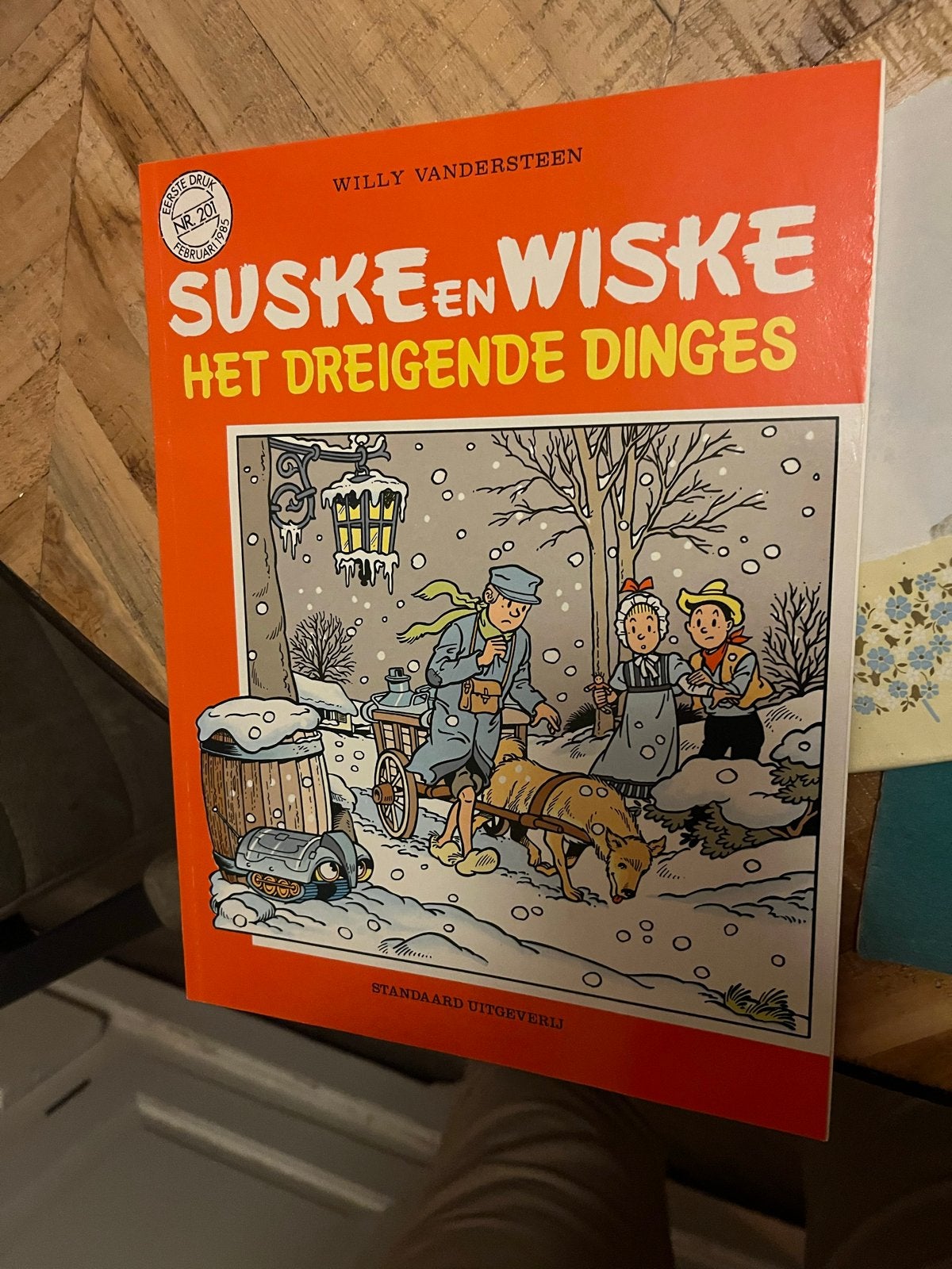 Suske en Wiske - Het Dreigende Dinges (Nr. 201) - Nieuwstaat, Eén stripboek, Ophalen of Verzenden, Nieuw