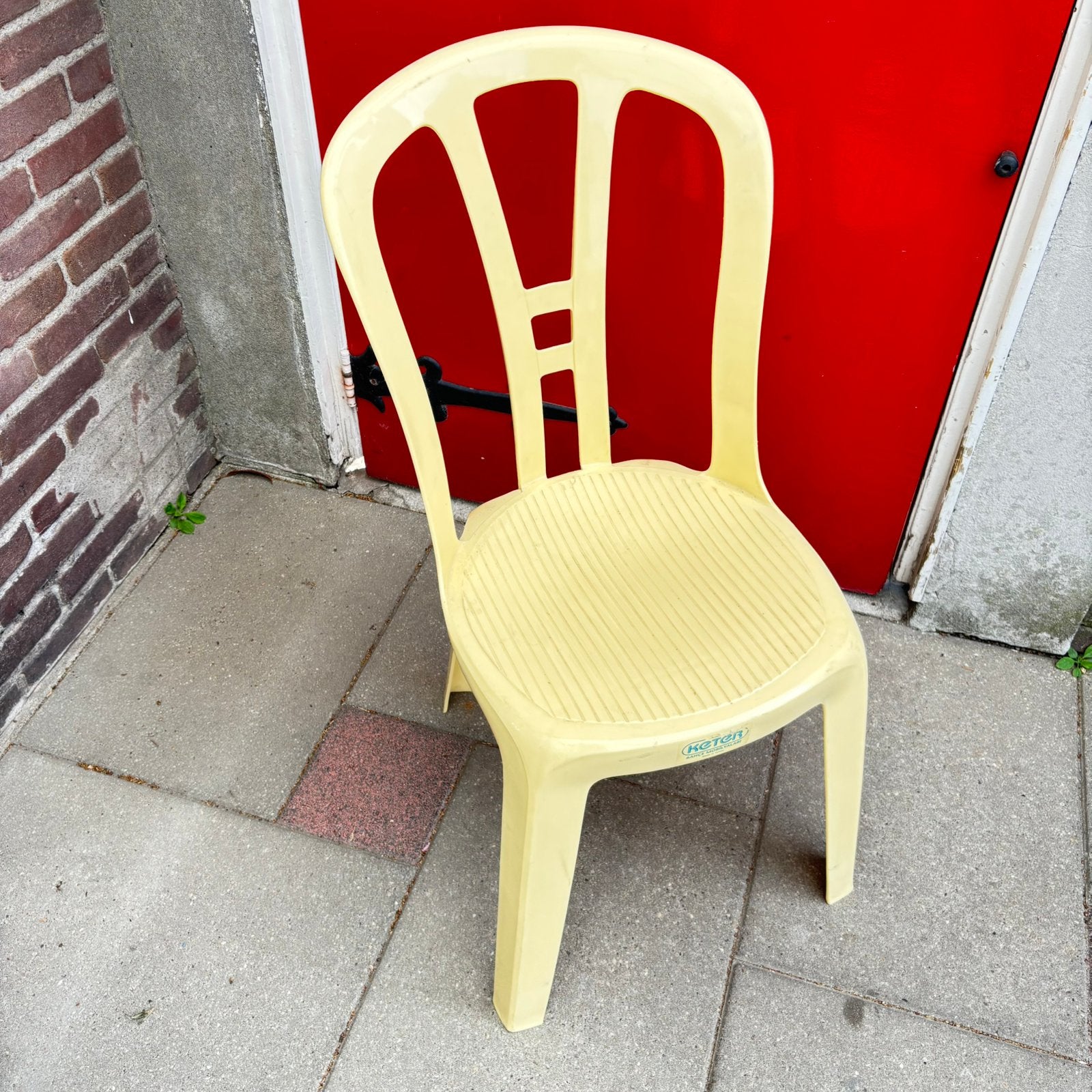 Tuinstoelen 6 stapelbaar, Tuin en Terras, Tuinstoelen, Ophalen, Zo goed als nieuw, Kunststof, Stapelbaar