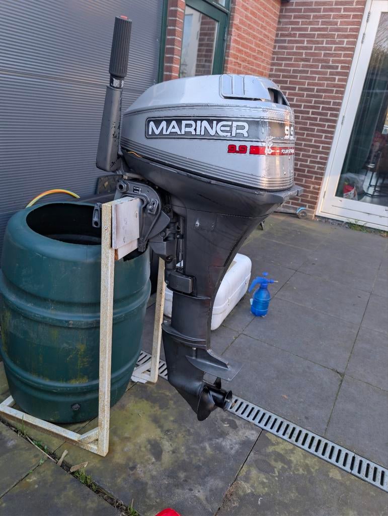 Mariner 9.9 PK Viertakt Buitenboordmotor - Volledig Nagezien, Watersport en Boten, Ophalen, Gebruikt, 5 tot 10 pk, Viertaktmotor