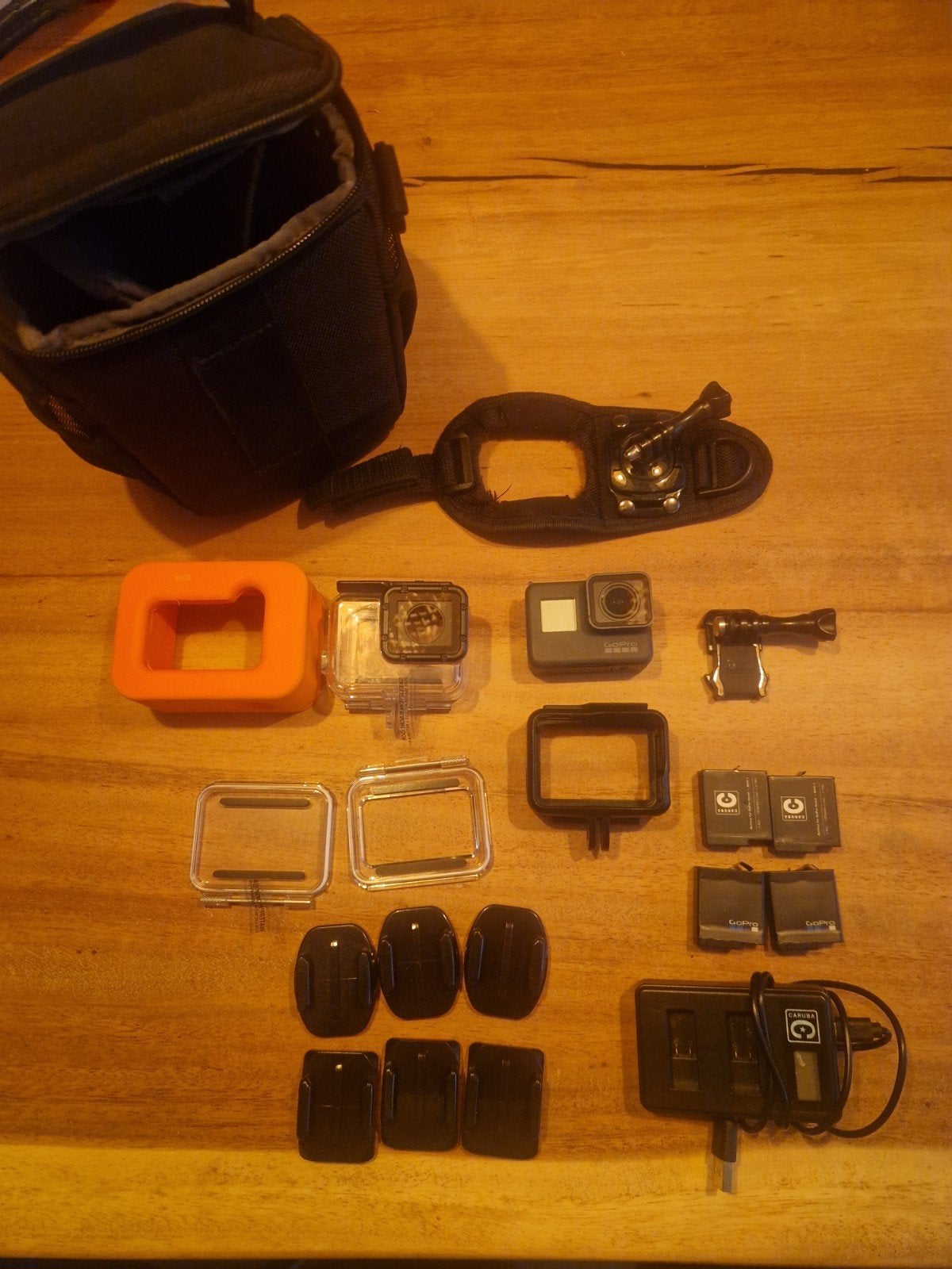 GoPro Hero 5 Black met accessoires, Audio, Tv en Foto, Actiecamera's, Ophalen of Verzenden, Zo goed als nieuw, GoPro