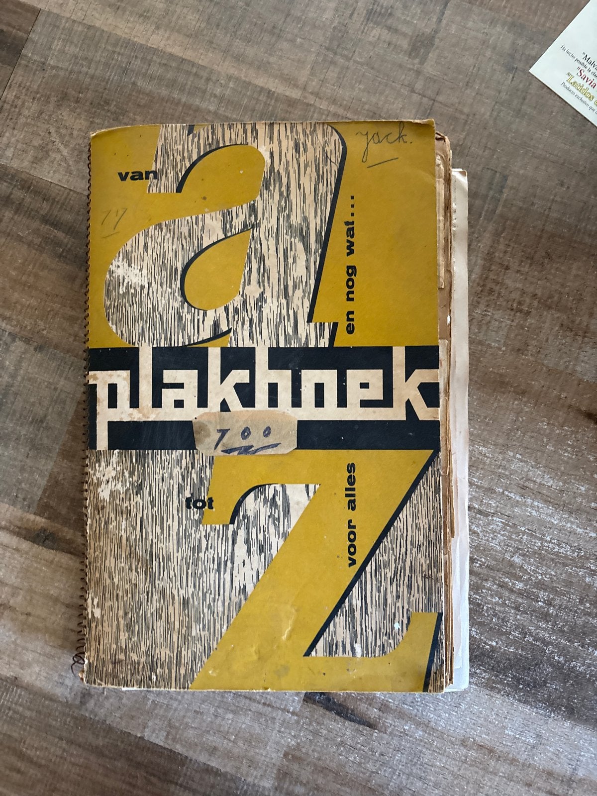Vintage Plakboek met suikerzakjes etiketten, Ophalen of Verzenden