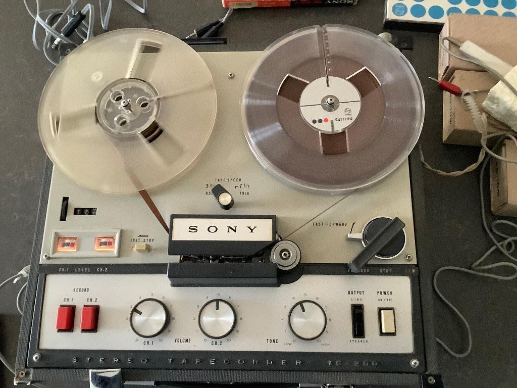Bandrecorder Sony TC-200, Audio, Tv en Foto, Bandrecorders, Ophalen of Verzenden, Bandrecorder, Met banden