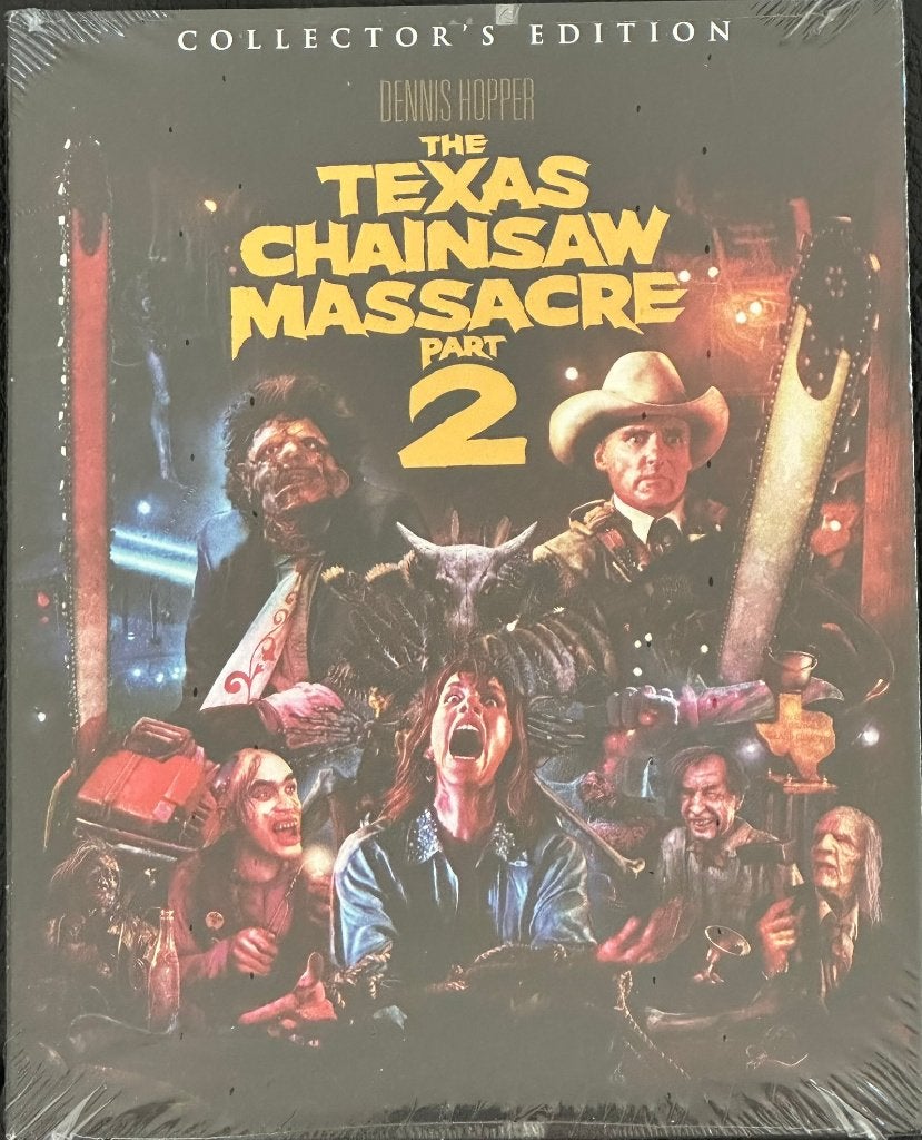 The Texas Chainsaw Massacre Part 2 Blu Ray Scream Factory, Ophalen of Verzenden, Nieuw in verpakking, Horror