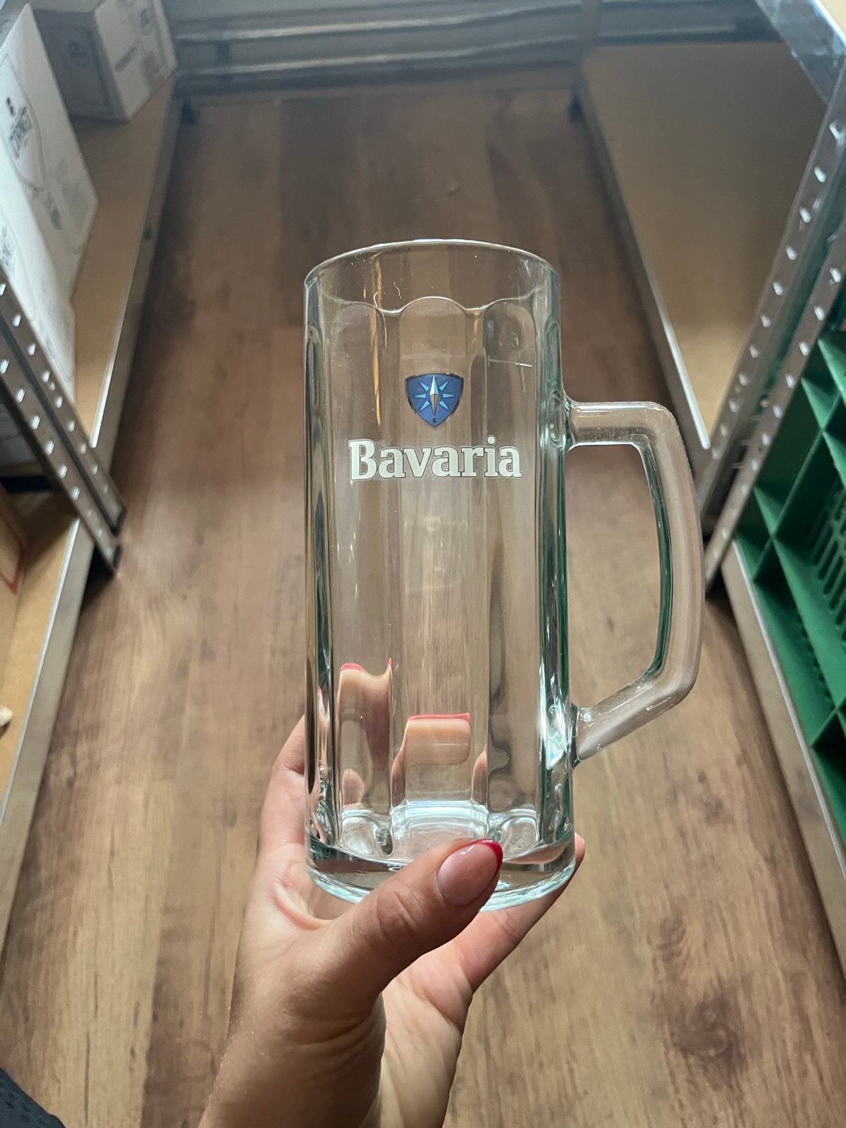 Bavaria pul bierglazen - 6 stuks in doos, Verzamelen, Ophalen, Nieuw, Bierglas