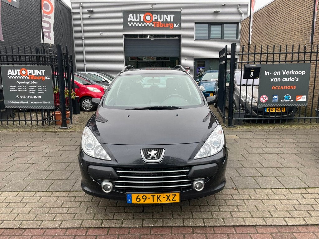 Peugeot 307 Break 1.6-16V Oxygo Trekhaak Airco NAP APK, Auto's, Peugeot, Gebruikt, Zwart, Handgeschakeld, 1587 cc