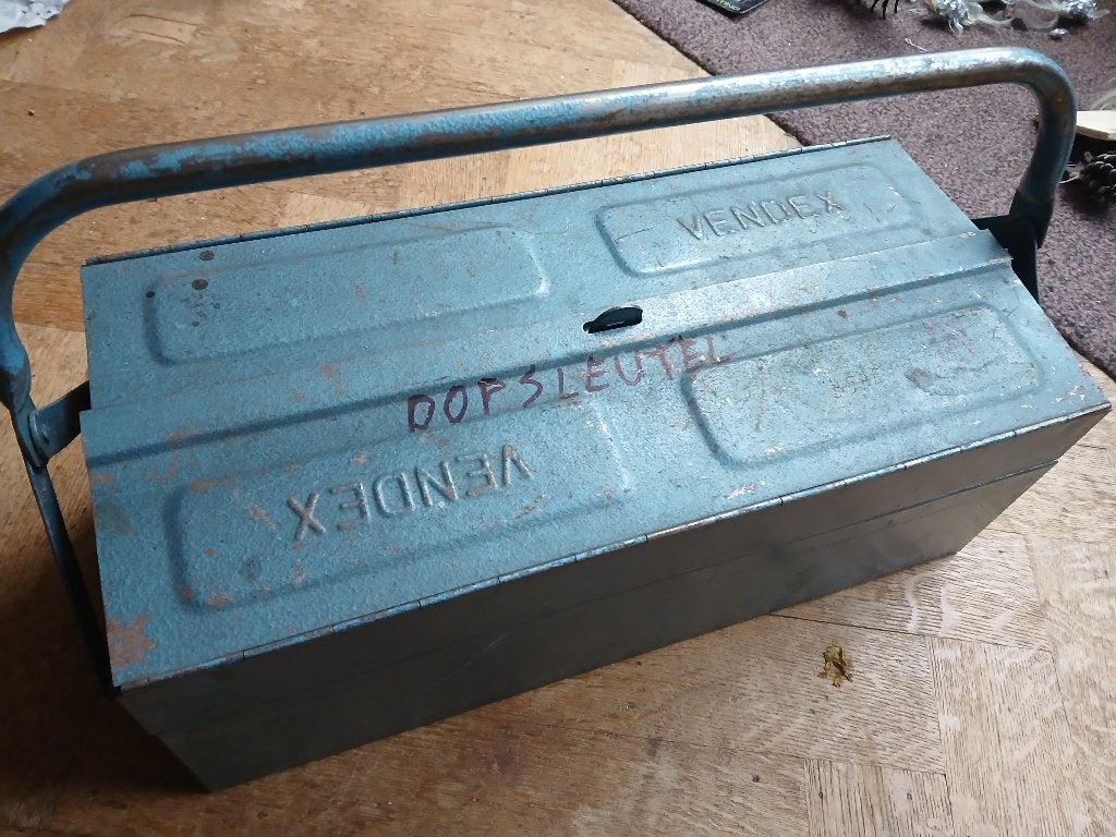 VENDEX retro gereedschapskistkist (SC-162), Ophalen of Verzenden