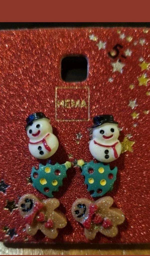 Kerst oorbellen., Overige materialen, Overige kleuren, Nieuw, Ophalen of Verzenden