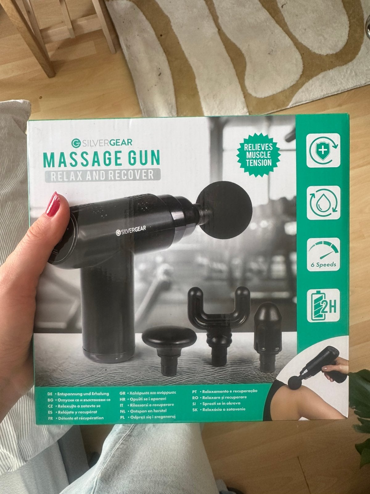 Massage gun, Sport en Fitness, Massageproducten, Ophalen of Verzenden, Zo goed als nieuw