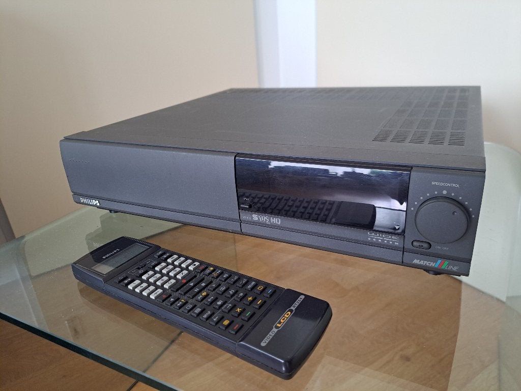 Philips VR813 Matchline S-VHS HD Video Recorder (defect), Ophalen of Verzenden, Gebruikt, VHS-speler of -recorder