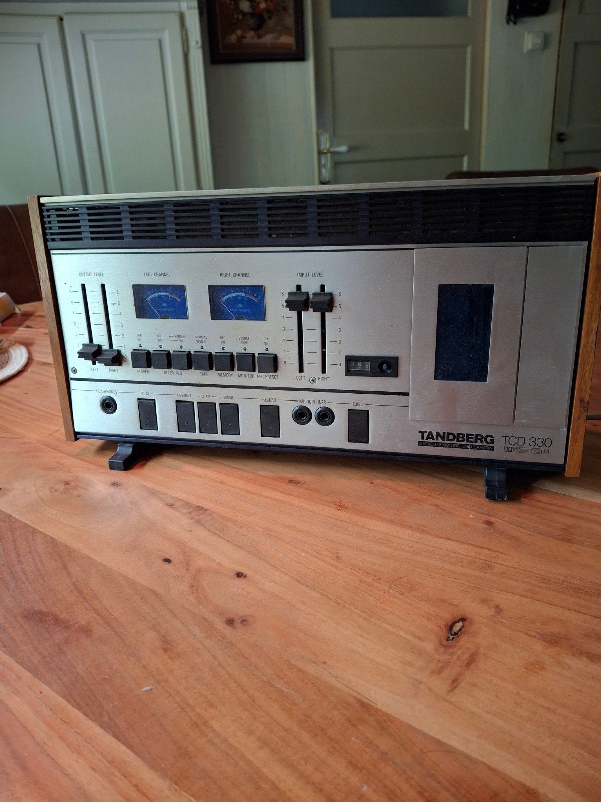 Tandberg TCD 330 Cassettedeck - Vintage Hifi, Audio, Tv en Foto, Cassettedecks, Ophalen, Enkel, Overige merken, Tiptoetsen