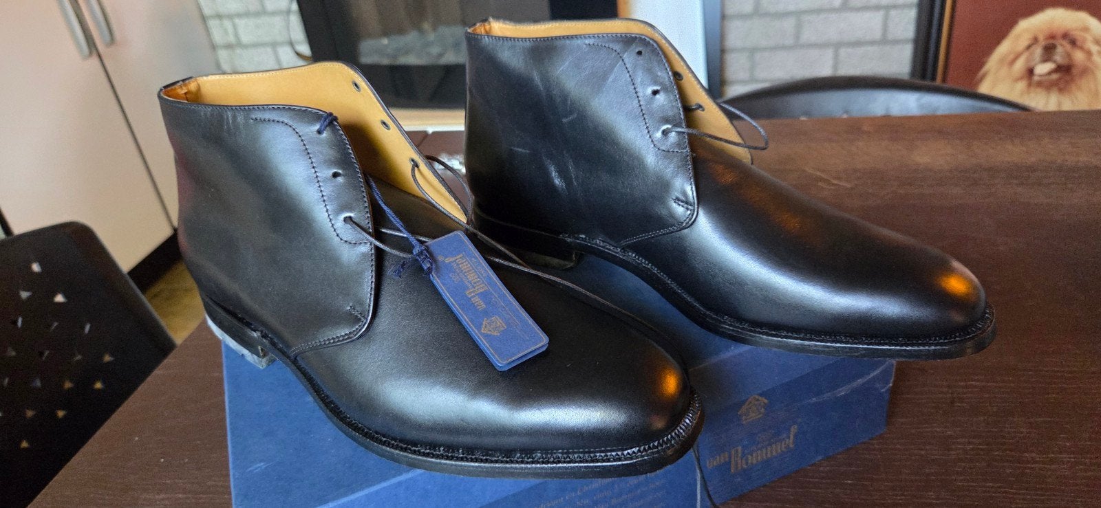 Prachtige Van Bommel Heren Boots / Chukka Boots – Zwart – Ma, Zwart, Boots, Nieuw, Ophalen of Verzenden